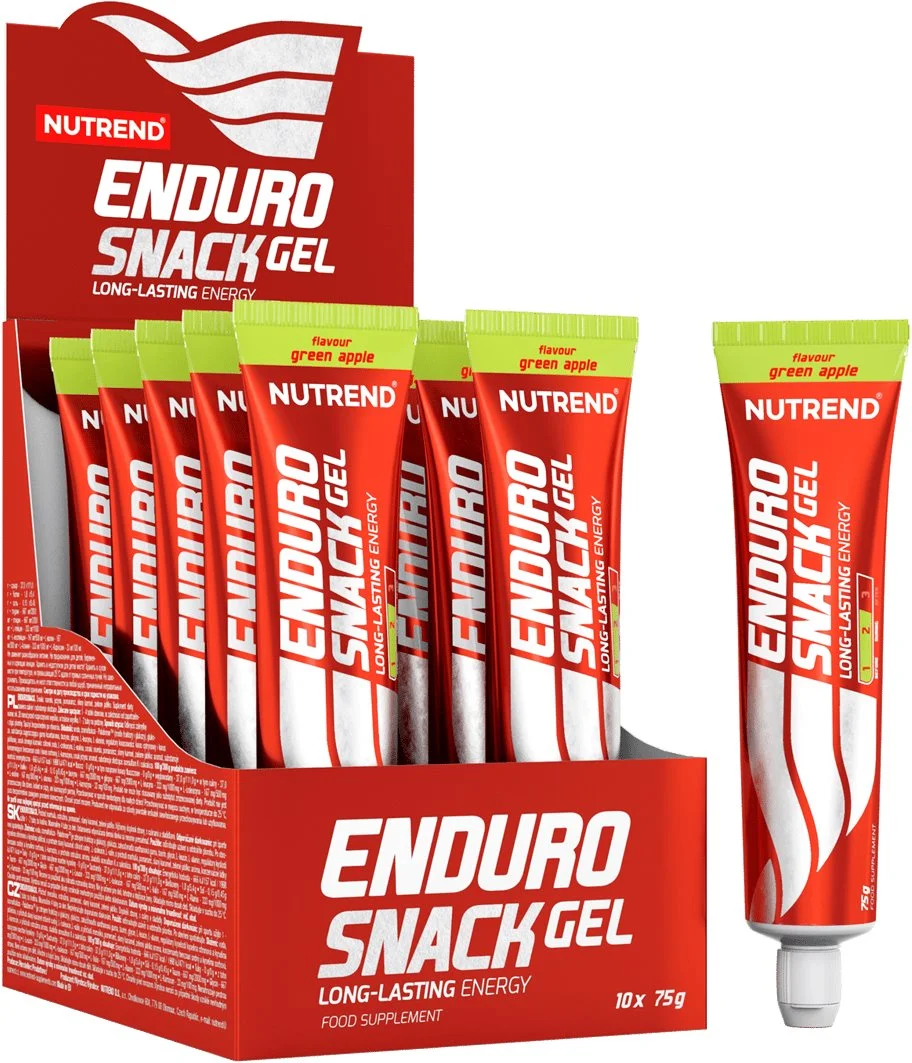 Nutrend ENDUROSNACK tuba 75g, zelené jablko
