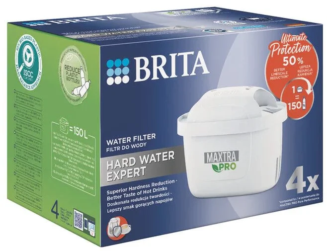 Brita Vodní filtry BRITA Maxtra+ Hard Water Expert 4 ks