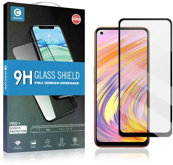 Mocolo 5D Tvrzené Sklo Black pro Samsung Galaxy A52/A52 5G/A52s 5G/A53 5G