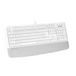 A4tech FK20 FStyler, multimediální kancelářská klávesnice, CZ/US, USB, bílá