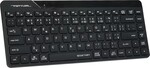 A4tech FStyler FBK22 AS, bezdrôtová klávesnica s duálnym režimom Bluetooth+2.4G, CZ, čierna