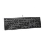 A4Tech FX60, (barevné podsvícení), šedá, CZ/SK
