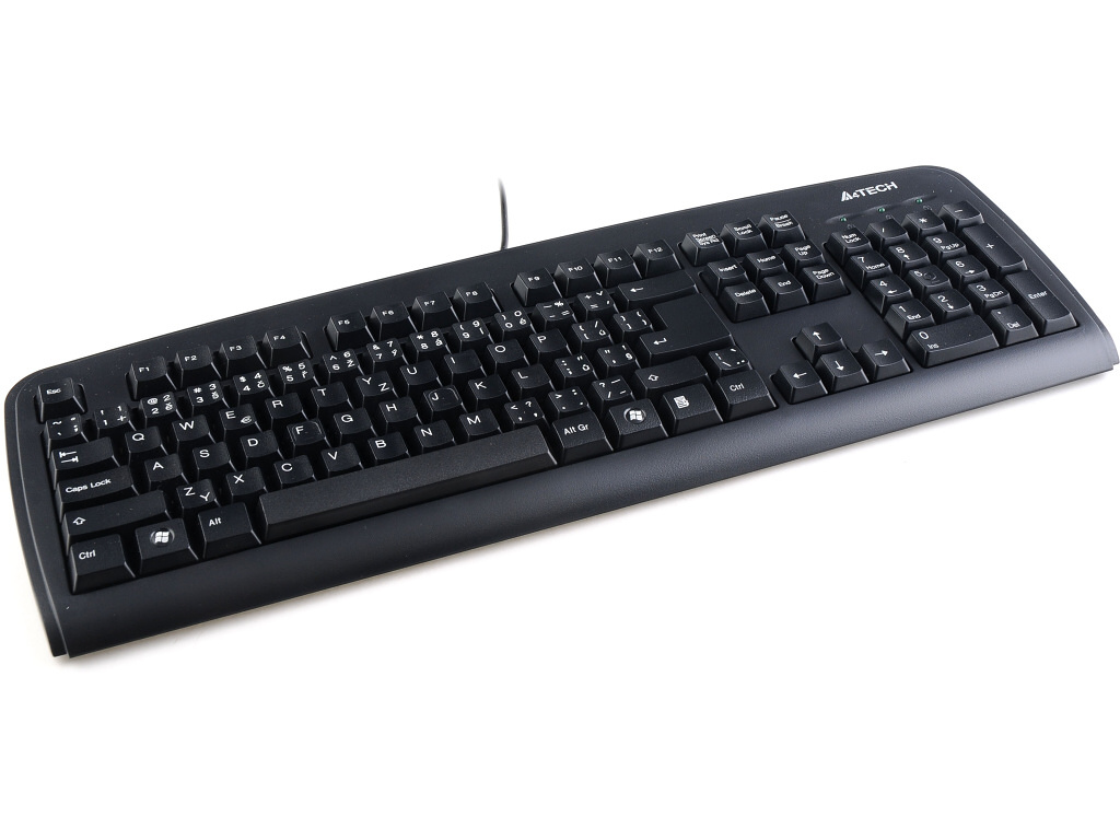A4tech KB-720, čierna, CZ/SK