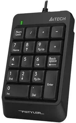 A4tech numerická klávesnica FSTYLER FK13P, čierna