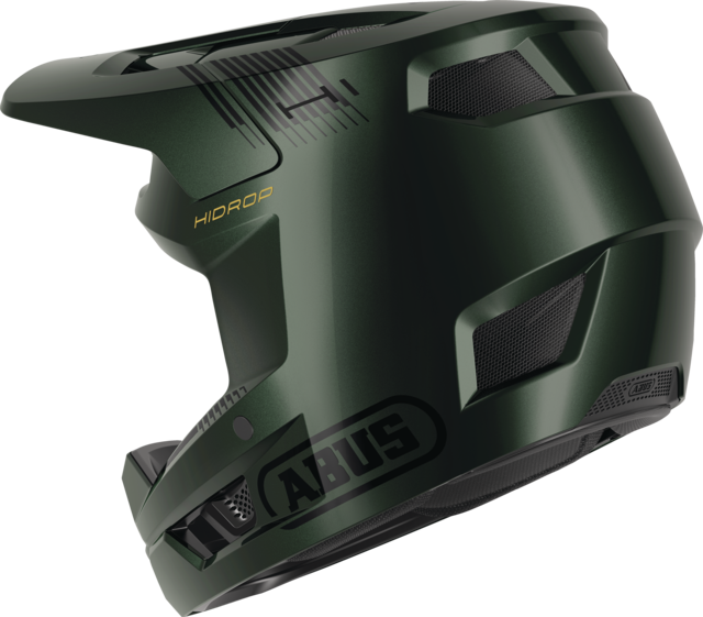 Abus HiDrop moss green vel.S (55-56) / celoobličejová přilba
