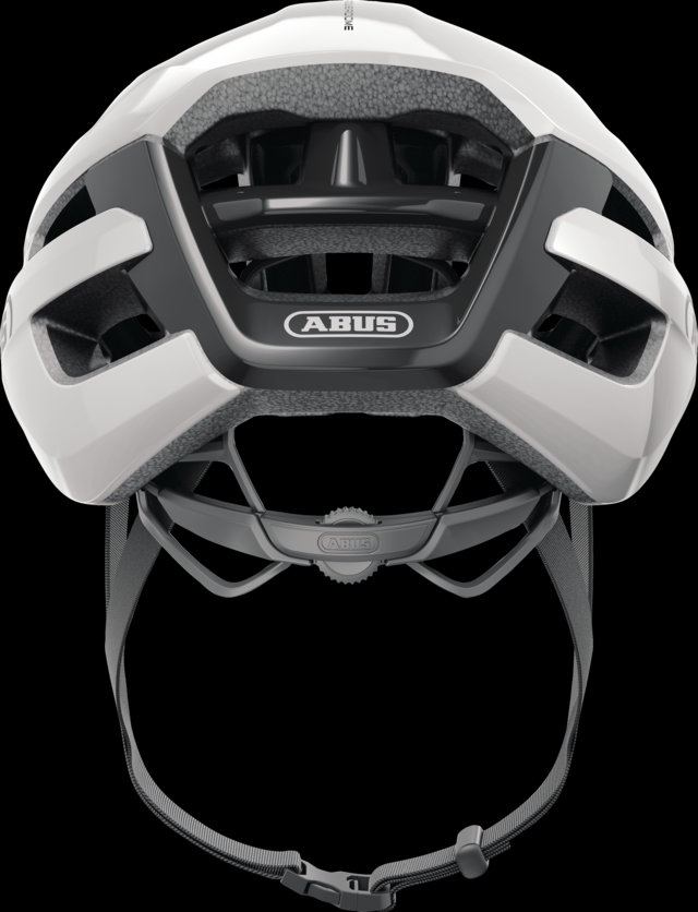 Abus PowerDome shiny white vel.M (54-58) / helma Road