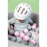 Abus Smiley 3.0 ACE LED pure white, vel.M ( 55-50) / dětská helma