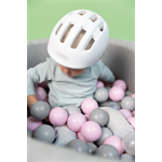 Abus Smiley 3.0 ACE LED pure white, veľkosť M ( 55-50) / detská prilba