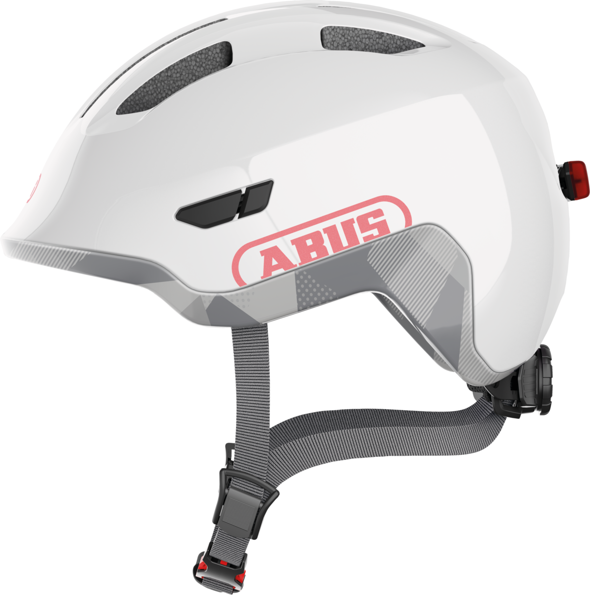 Abus Smiley 3.0 ACE LED shiny white vel.S (45-50cm)