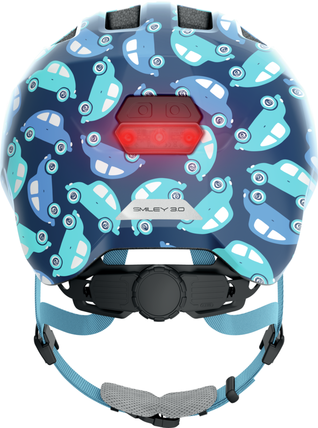 Abus Smiley 3.0 LED blue car vel.M (50-55) / dětská helma