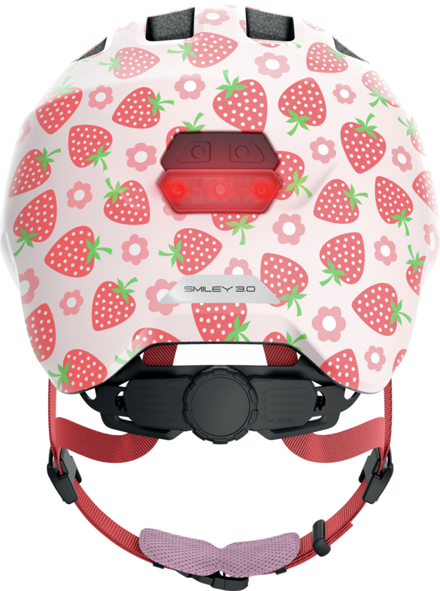 Abus Smiley 3.0 LED rose strawberry vel.M (50-55) / dětská helma