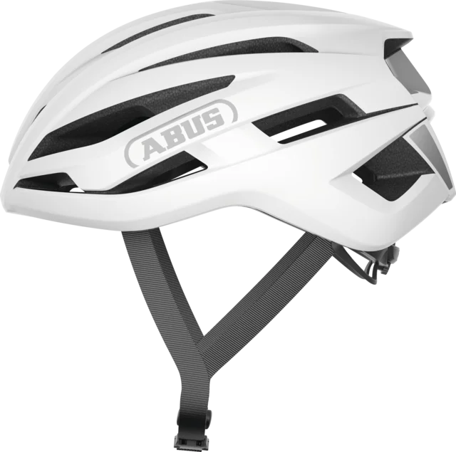 Abus StormChaser ACE polar white vel.L (59-61)