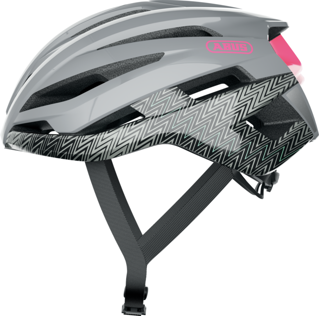 Abus StormChaser zigzag grey veľkosť M (52-58)