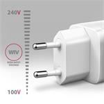 ACAGON ACU-PQ20W ACU-PQ20W AC adaptér 20 W, 2x port (USB-A + USB-C), PD3.0/PPS/QC4+/AFC/Apple, biely
