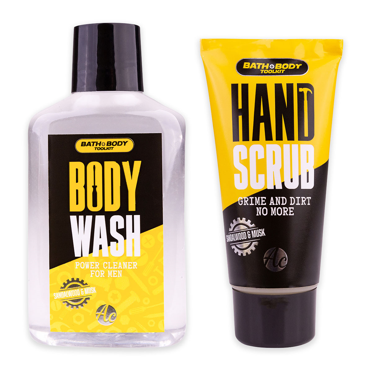 ACCENTRA SET koupelový BATH and BODY TOOLKIT v pouzdře ve tvaru pneumatiky