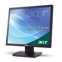 ACER 17''LCD V173Abdm 1280×1024,7000:1,300cd/m2, 5MS, DVI, repro, Black