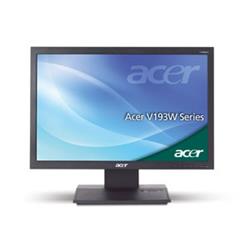 ACER 19''LCD V193WAb 1440×900,10000:1,300cd/m2, 5MS, Black