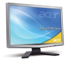 ACER 20''LCD X203W 1680×1050, 2500:1, 300cd/m2, 5MS, TCO03, Silver