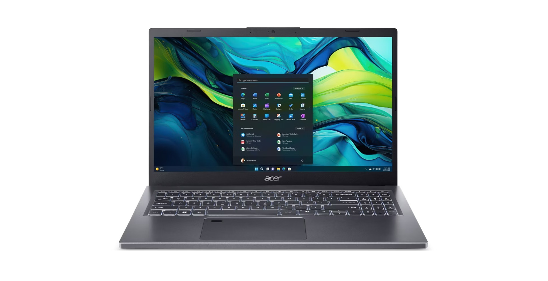 Acer Aspire 15 Steel Gray (A15-51M-52P4) (NX.JCJEC.001
