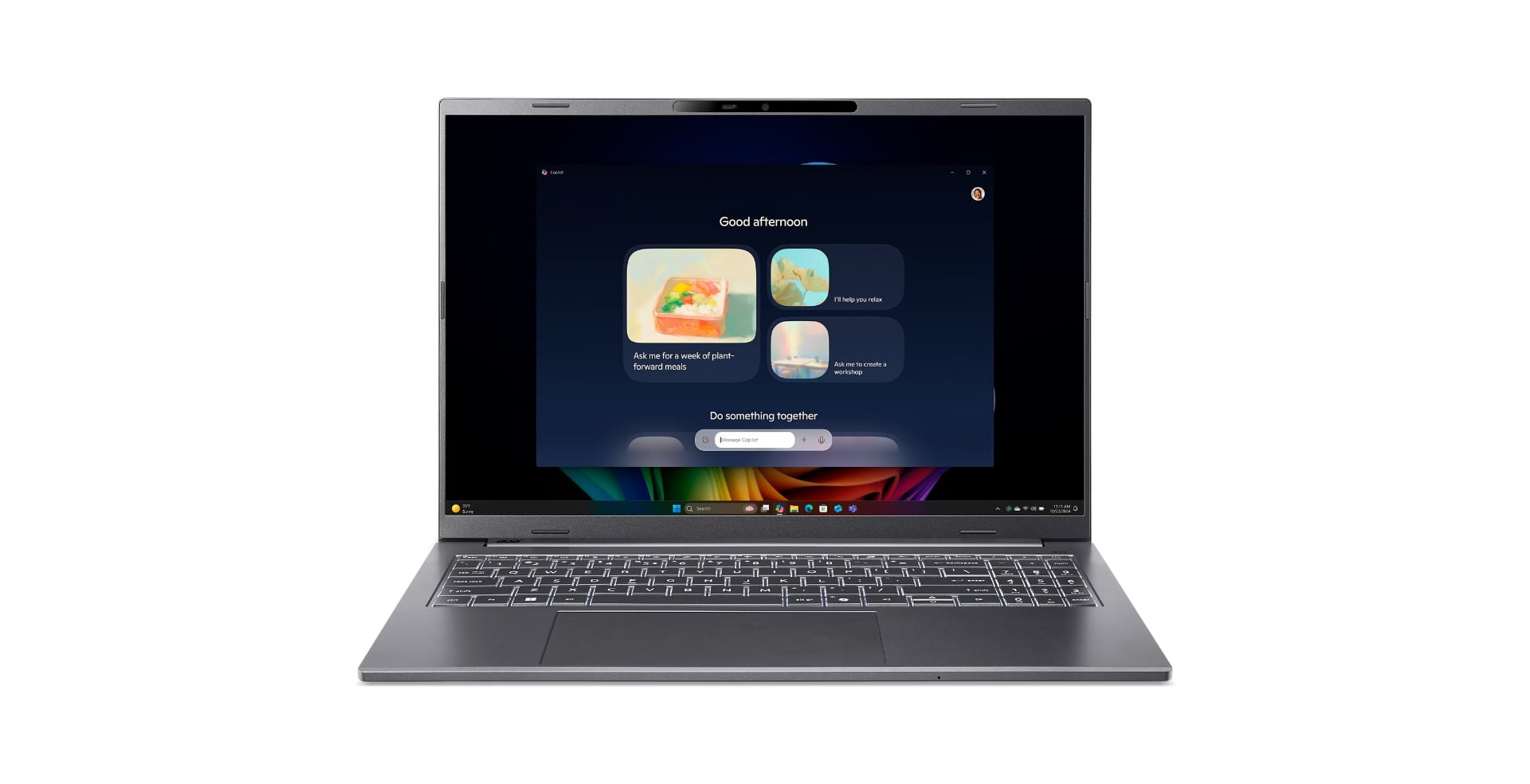Acer Aspire 16 AI, šedá (A16-52M-70U7)