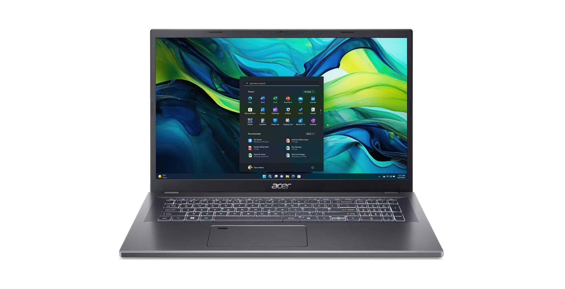 Acer Aspire 17 Steel Gray (A17-51M-57EA) (NX.J02EC.00C)