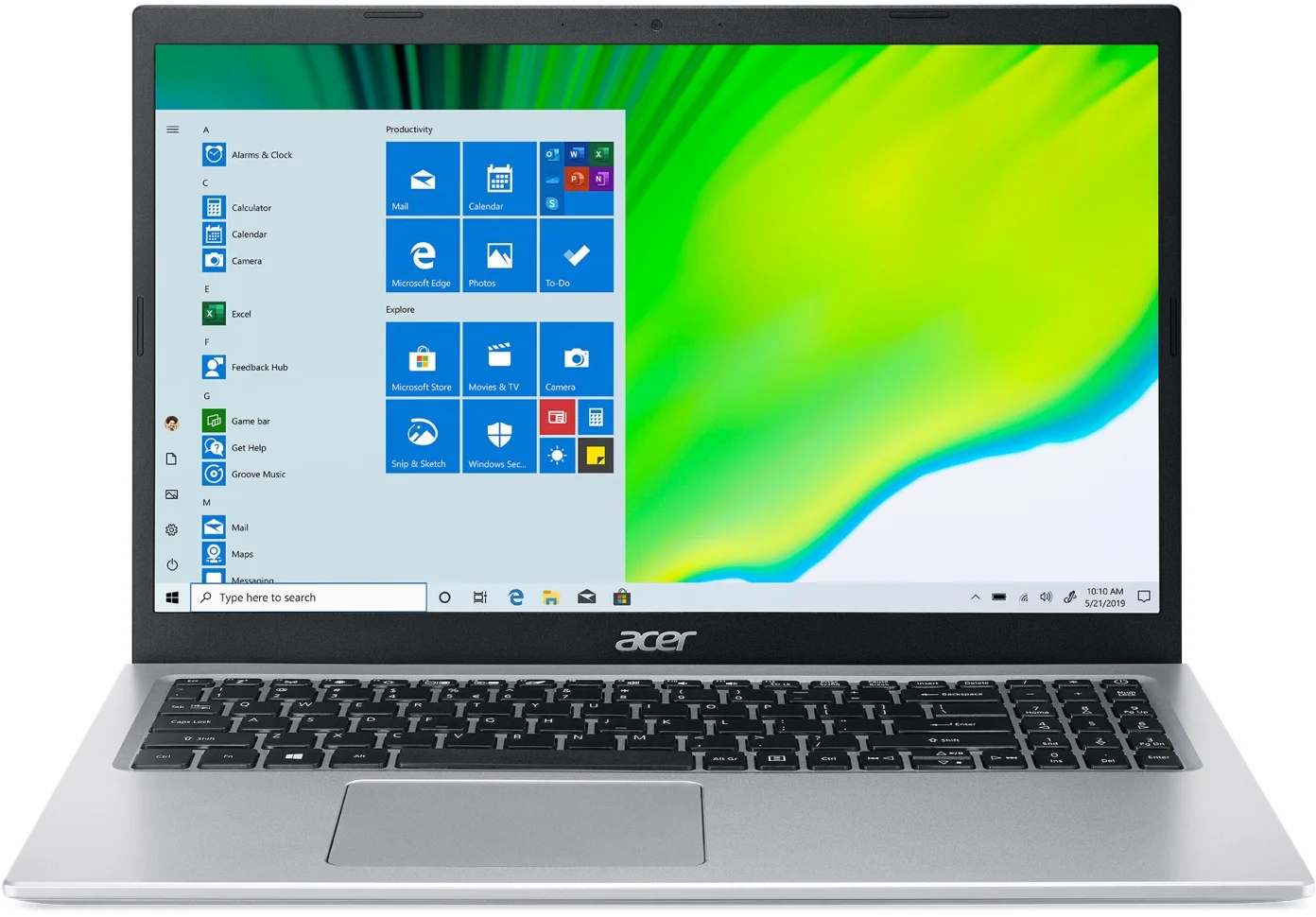 Acer Aspire 5 Pure Silver (A515-56-55ML) (NX.A1GEC.003)