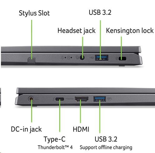 Acer Aspire Spin 14 Steel Gray (ASP14-51MTN-567C) (NX.KRUEC.008)