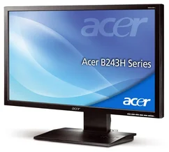 ACER B243PHymdr 24" LCD 1920x1080,80000:1,5ms,D-Sub,DVI,DP,repro