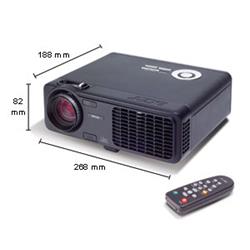 ACER DLP projektor PD125P, 2000 Lum, XGA 1024x768, 2000:1, 30dB, zoom, DVI