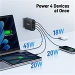 Acer GaN 100W PD Charger, černá