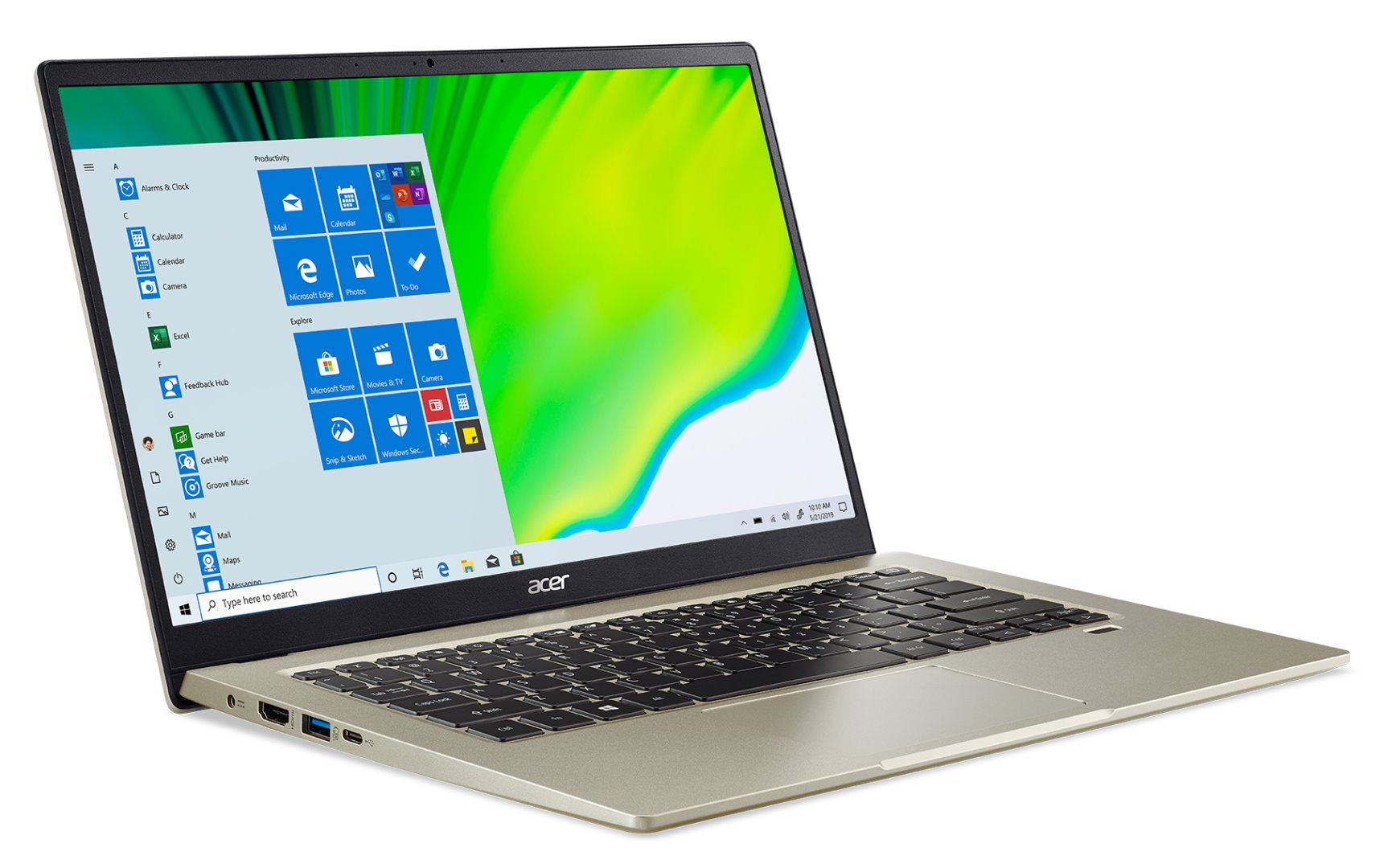 acer swift 1 safari gold