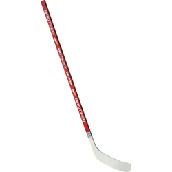 ACRA H3377-LE  Hokejka plastová s dýhou147cm - levá - červená