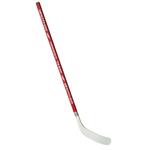 ACRA H3377-LE Plastová hokejka s dyhou147cm - ľavá - červená
