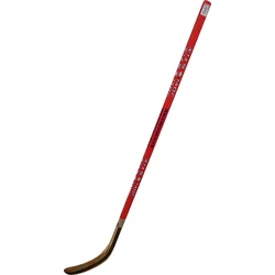 ACRA Laminovaná hokejka pravá 125 cm - červená
