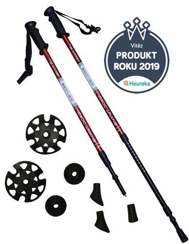 ACRA LTH130 Trekingové palice - 1 pár s príslušenstvom