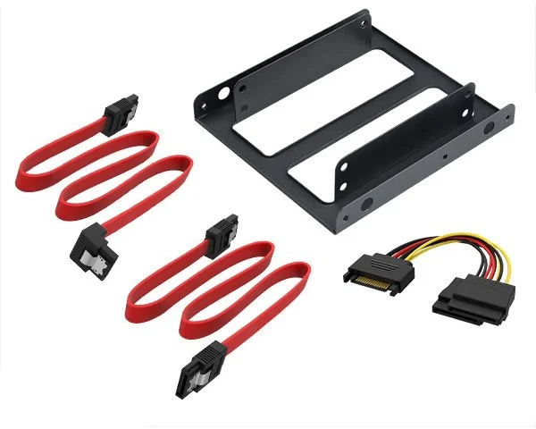 Adaptér AKASA pre 2,5" HDD/SSD na 3,5" vrátane káblov / AK-HDA-11 /