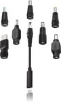 Adaptér Aligator USB-C pre notebooky a ultrabooky so 7 vymeniteľnými koncovkami
