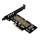 Adaptér AXAGON PCEM2-N PCIe NVMe M.2