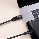 Adaptér Baseus USB-A na USB-C čierny