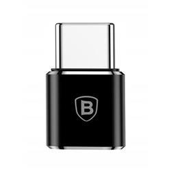 Adaptér Baseus z microUSB na USB-C černý