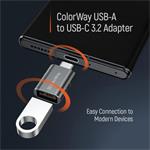 Adaptér ColorWay USB-A na USB-C 3.2