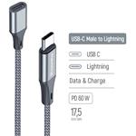 Adaptér ColorWay USB-C na osvetlenie/ 17,5 cm