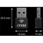 Adaptér MSI WiFi USB AX1800 Nano