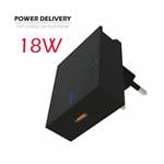 Adaptér Swissten PD 18 W, čierny  