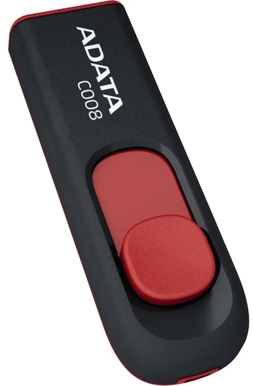 ADATA C008 8GB čierna/červená