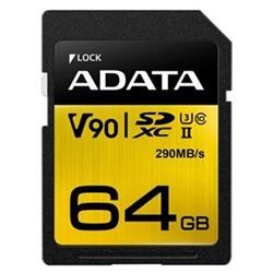 ADATA SDXC karta 64GB UHS-II U3 Premier One (ASDX64GUII3CL10-C)