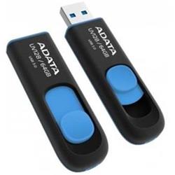 ADATA UV128 DashDrive 64GB Black/Blue (AUV128-64G-RBE)