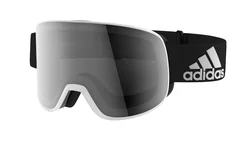adidas Sport eyewear PROGRESSOR C - White/black matt - Black mirror (antifog)