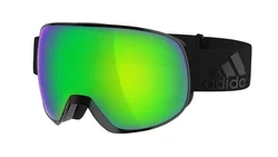 adidas Sport eyewear PROGRESSOR S - Black matt - Green mirror (antifog)
