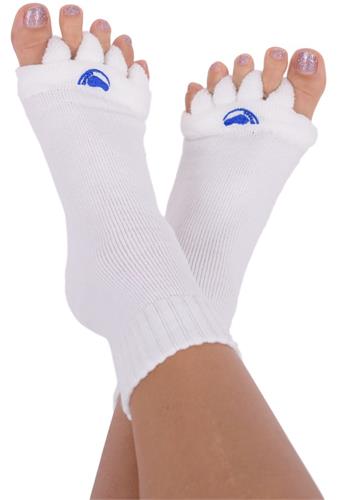 Adjustační ponožky White, M (vel. 39-42)